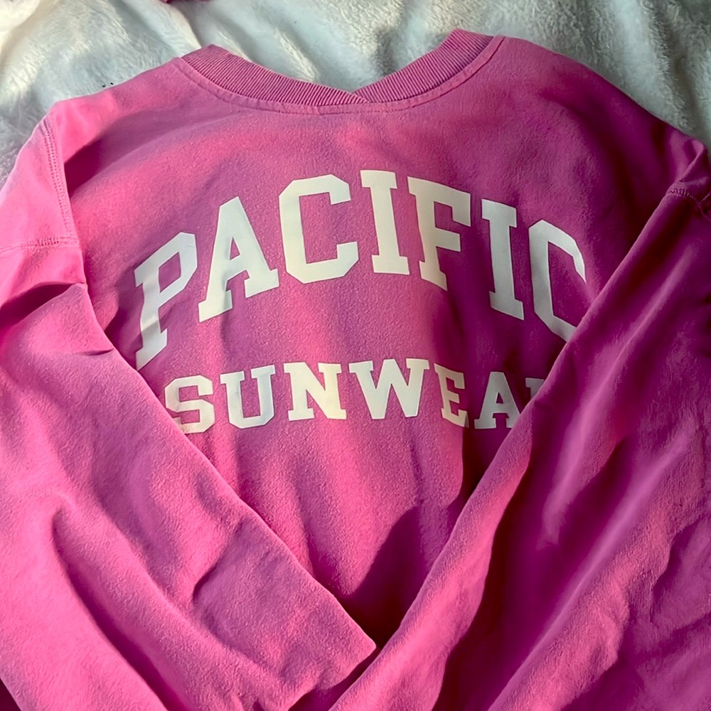 Pink PACSUN long sleeve hoodie